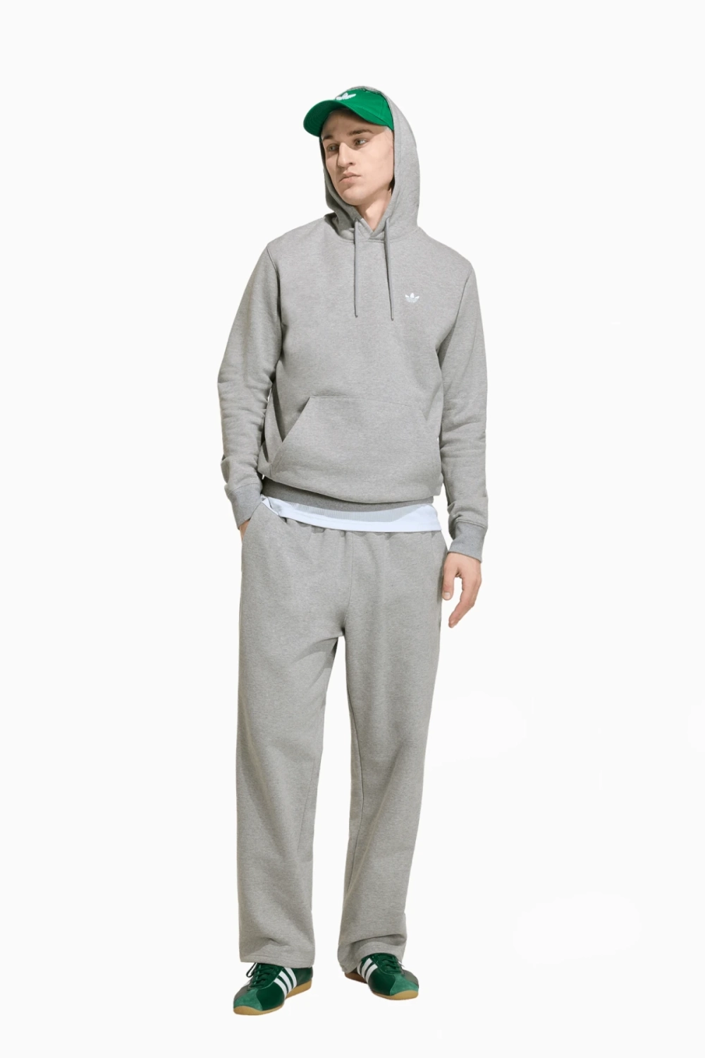 Кофта adidas Originals Trefoil Essentials - серый