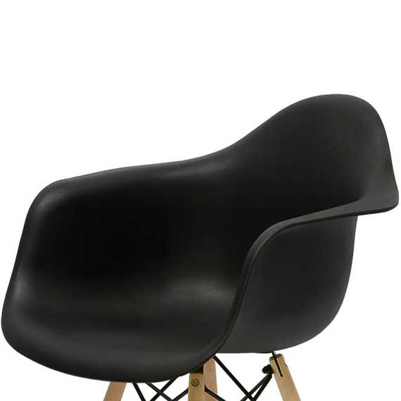 Кресло Barneo N-14 WoodMold черный