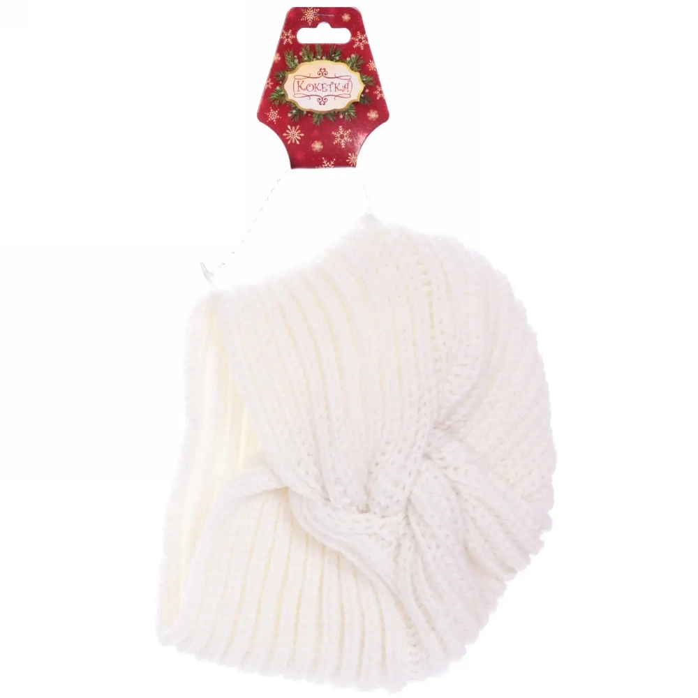 Повязка на голову теплая «Winter Turban», микс 6 цветов, 22*19см (Подвес Кокетка - Зима)