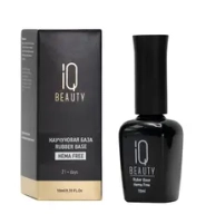 IQ BEAUTY Каучуковое базовое покрытие для гель-лака Rubber Base HEMA FREE, 10 мл