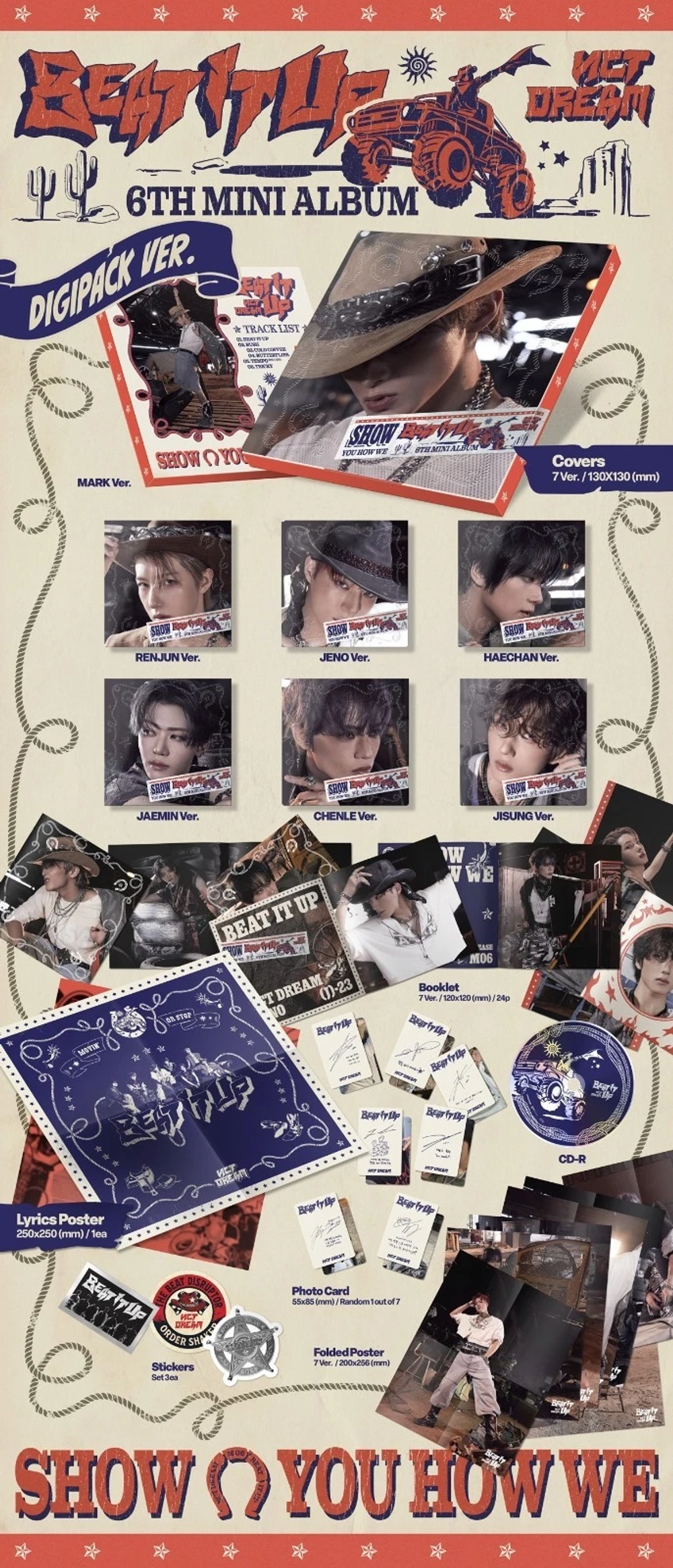 Альбом NCT DREAM - BEAT IT UP [Digipack ver.]
