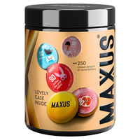 Набор презервативов с точками в металлическом кейсе Maxus 2000 Amazing Dots №12