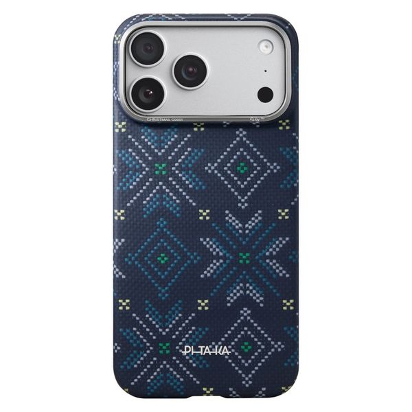 Чехол Pitaka Edge Case для iPhone 17 Pro Max, Синий | Navy