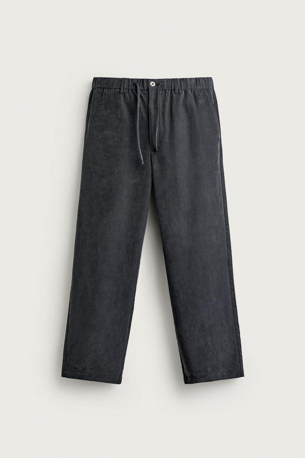 ZARA СТРУЯЩИЕСЯ БРЮКИ RELAXED FIT, ИНДИГО