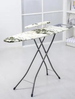 Доска гладильная Nika «Белль Классик 2», 112×34,5 см, два положения высоты 70, 80 см, европодставка, МИКС