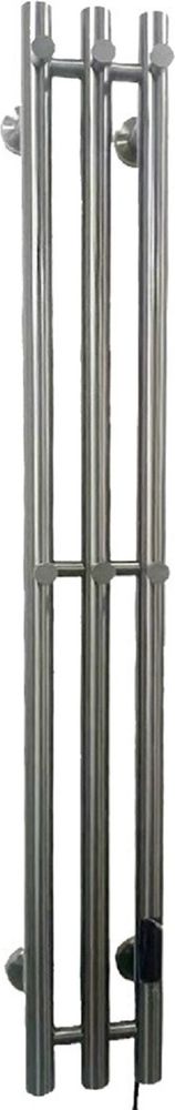 Полотенцесушитель электрический Rein Trio Classic-Nickel 1200*150 мм