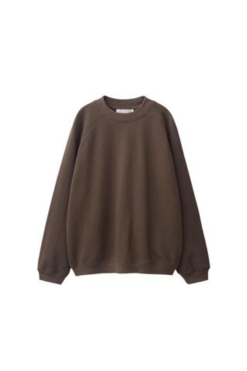ZARA КОМПЛЕКТ ИЗ ТОЛСТОВКИ И БРЮК BALLOON, КОРИЧНЕВЫЙ