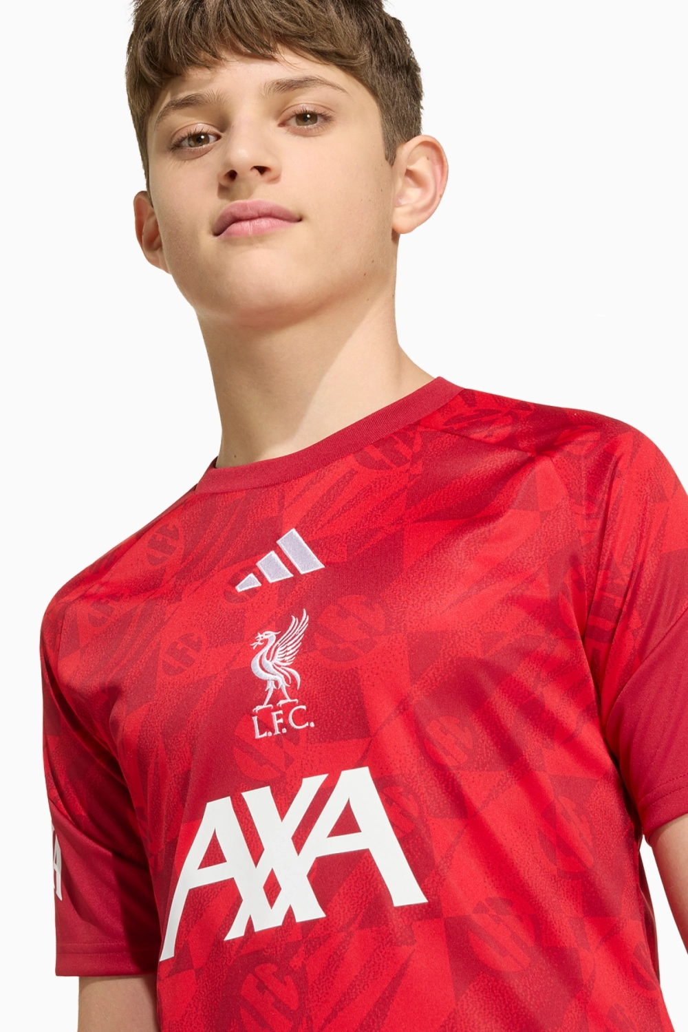 Футболка adidas Liverpool FC 26/27 Pre-Match Junior - красный