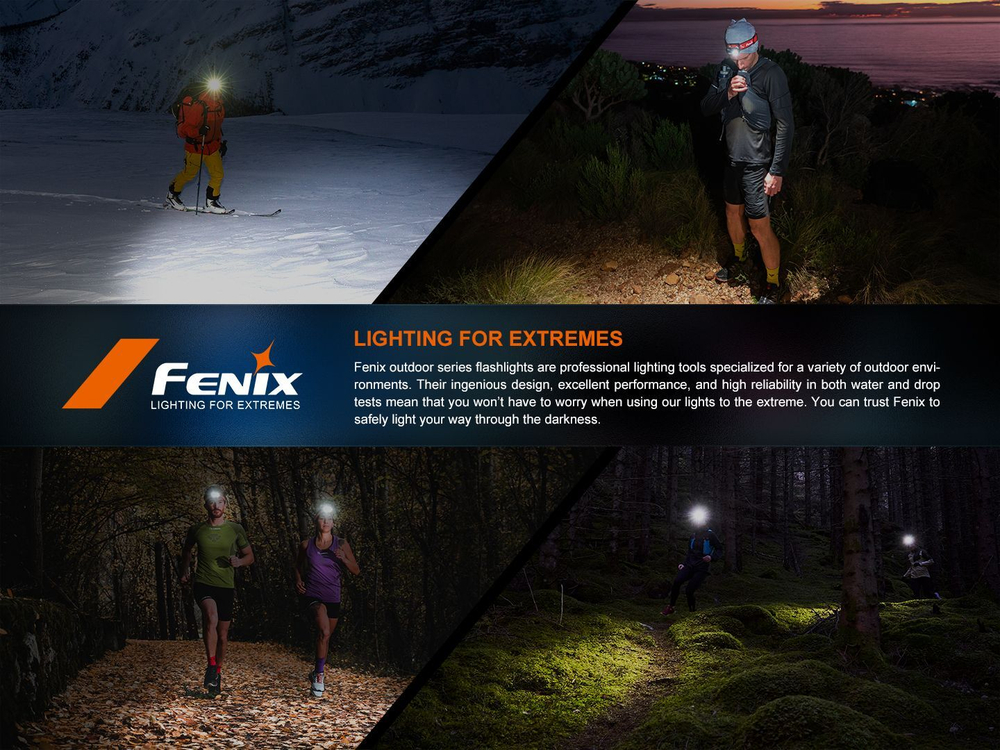 Налобный фонарь Fenix HM23 V2.0 легкий  для бега, спорта и отдыха, есть красный свет, 300 люмен