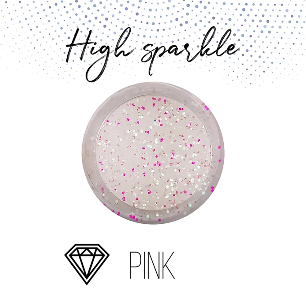 Набор глиттеров серии HIGH SPARKLE, 3 шт по 5гр.