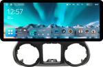 Магнитола для Jeep Wrangler 3 2014-2018 - Teyes CC4 монитор 12.3" 2K QLED + рамка 10, Android 14, Быстрейшая, Snapdragon 680, DSP, CarPlay, 4G SIM-слот