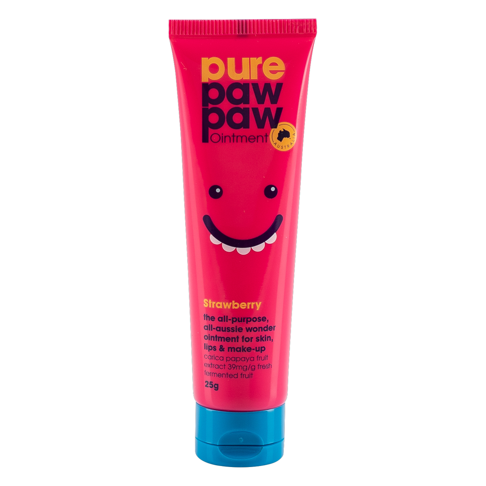 pure paw paw strawberry 25g. pure paw paw strawberry 25g.