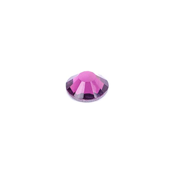 Стразы клеевые стекло 6.5 мм, 5х12 шт, SS30 №25 фуксия (Fuchsia), Zlatka ZRTG-3012