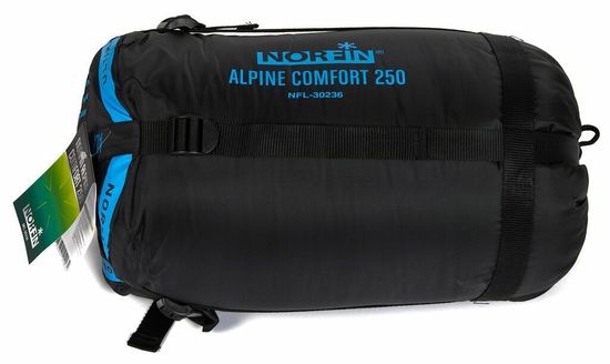 Спальный мешок NORFIN Alpine Comfort 250 (одеяло, +5°C)