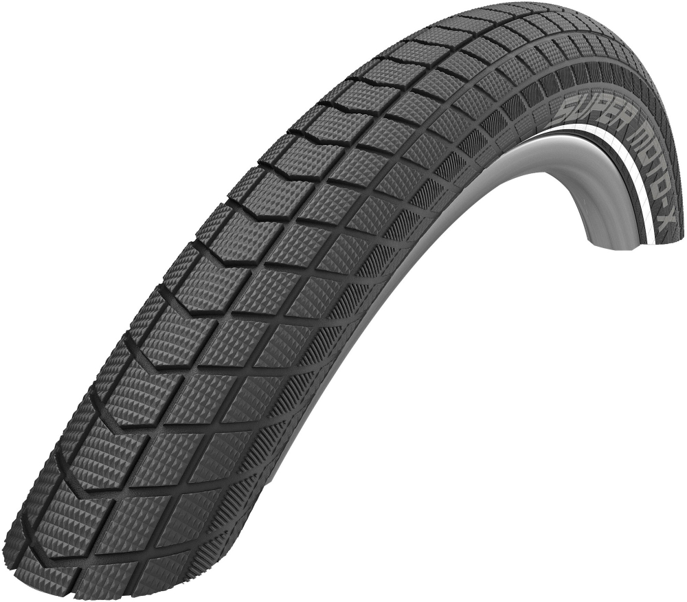 Покрышка 26x2.40 (62-559) Schwalbe SUPER MOTO-X GreenGuard, SnakeSkin B/B-SK+RT HS439 DC 67EPI 40B