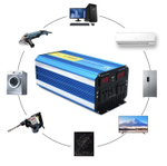 Инвертор 12V-220V 7000W/3500W чистый синус пульт управл. Lvyuan
