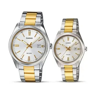 Парные часы Casio Standard: MTP-1302SG-7A и LTP-1302SG-7A