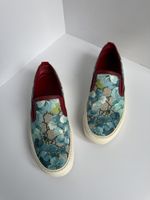 Кожаные слипоны Gucci, 36