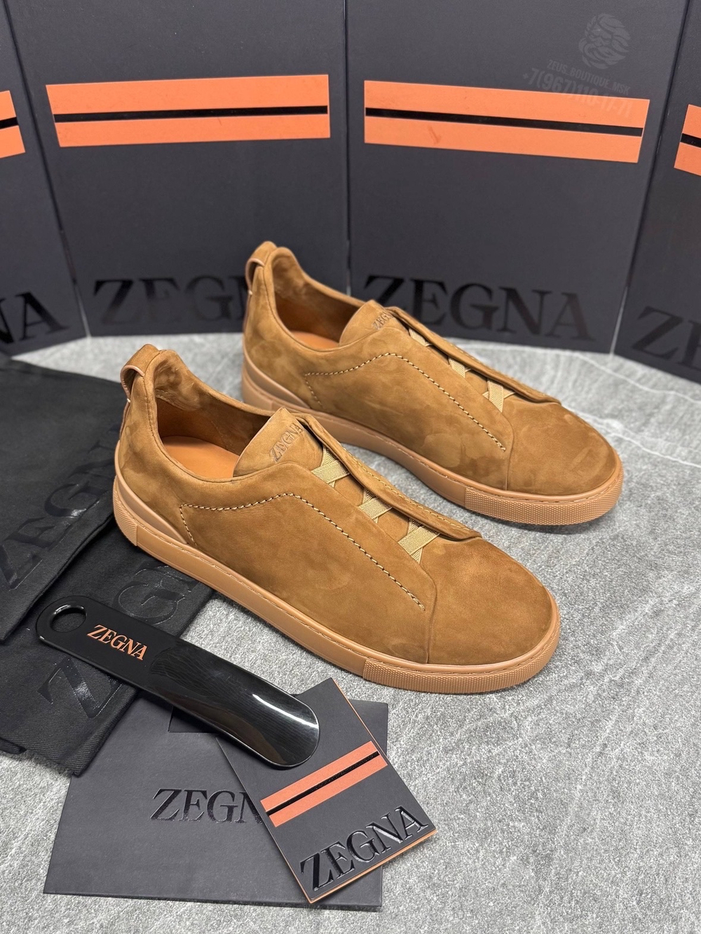Кеды Zegna Triple Stitch