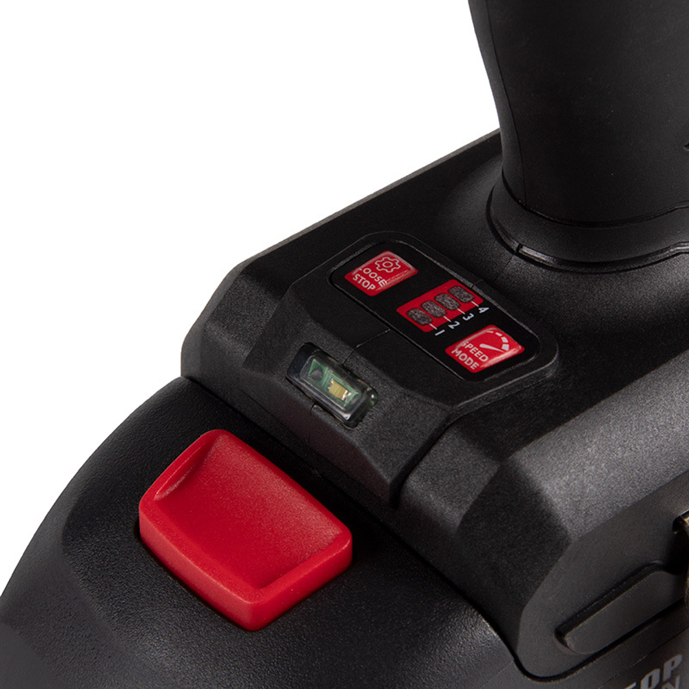MIGHTY SEVEN (DW-404A) Гайковерт аккумуляторный ударный 1/2", 900 Нм, 18 В, укороченный, кейс