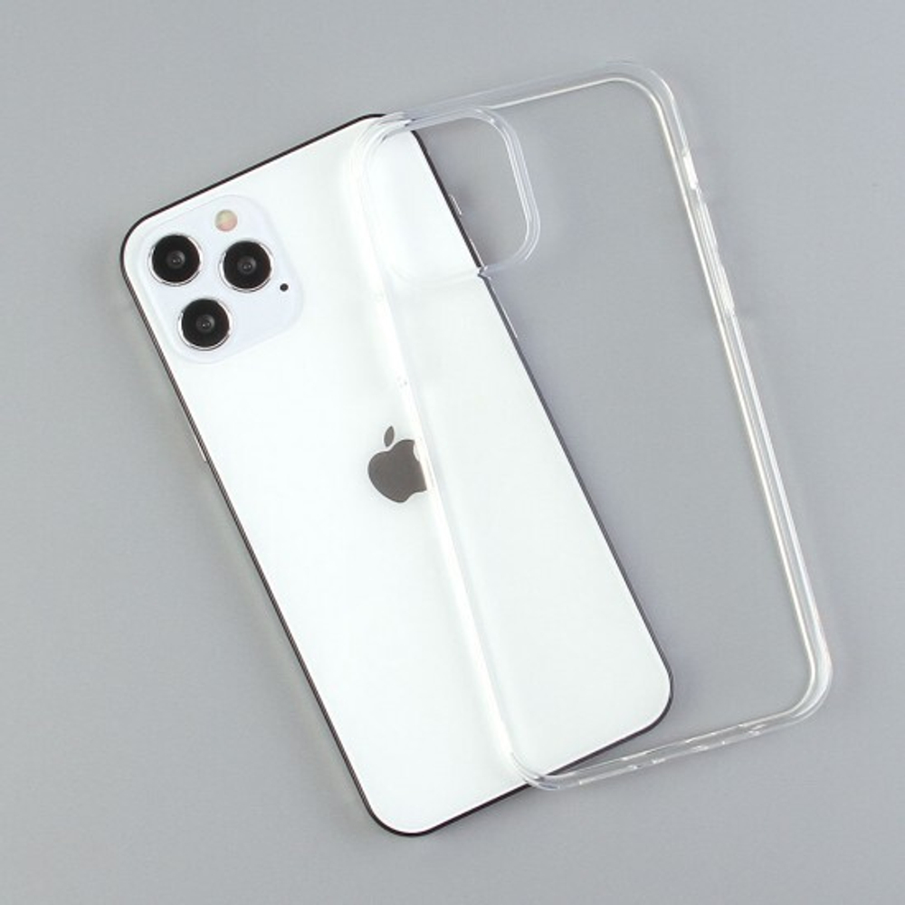 Силиконовый чехол для iPhone 12 Pro, 0.8мм, 011808 Прозрачный
