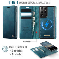 Чехол-кошелек CaseMe 2 in 1 MagSafe Samsung Galaxy S21 Ultra