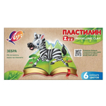 Пластилин 6цв. "Zоо" (Луч)