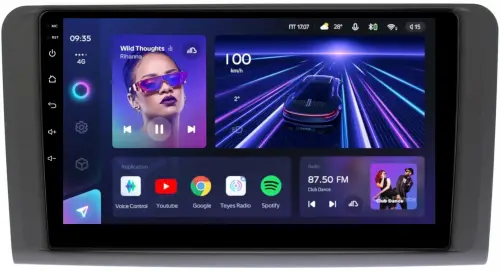 Магнитола для Mercedes-Benz GL (X164), ML (W164) 2005-2012 (рамка матовая) - Teyes CC3L на Android 10, CarPlay, 4G SIM-слот