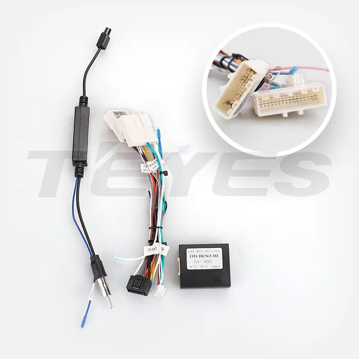 Магнитола для Mercedes-Benz Smart ForTwo/ForFour W453 2014-2023 - FarCar S500-TS10 монитор 9.5" QLED на Android 14, Быстрая, CarPlay, 4G SIM-слот