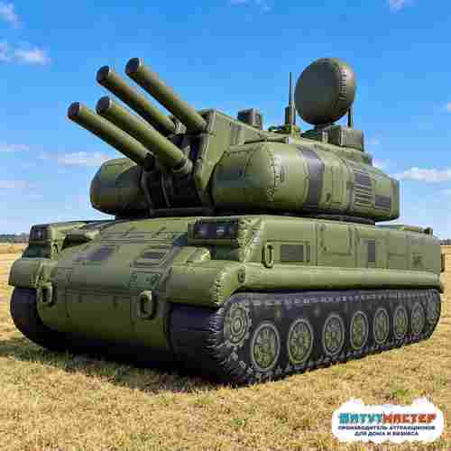 Надувная зенитная самоходная установка «ЗСУ-23-4 Шилка Огонь», 6,5×3,1×3,8 м