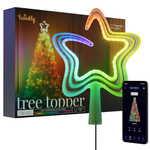 Звезда на ёлку Twinkly Tree Topper 74 LED RGB USB Type-C кабель 3 м Green