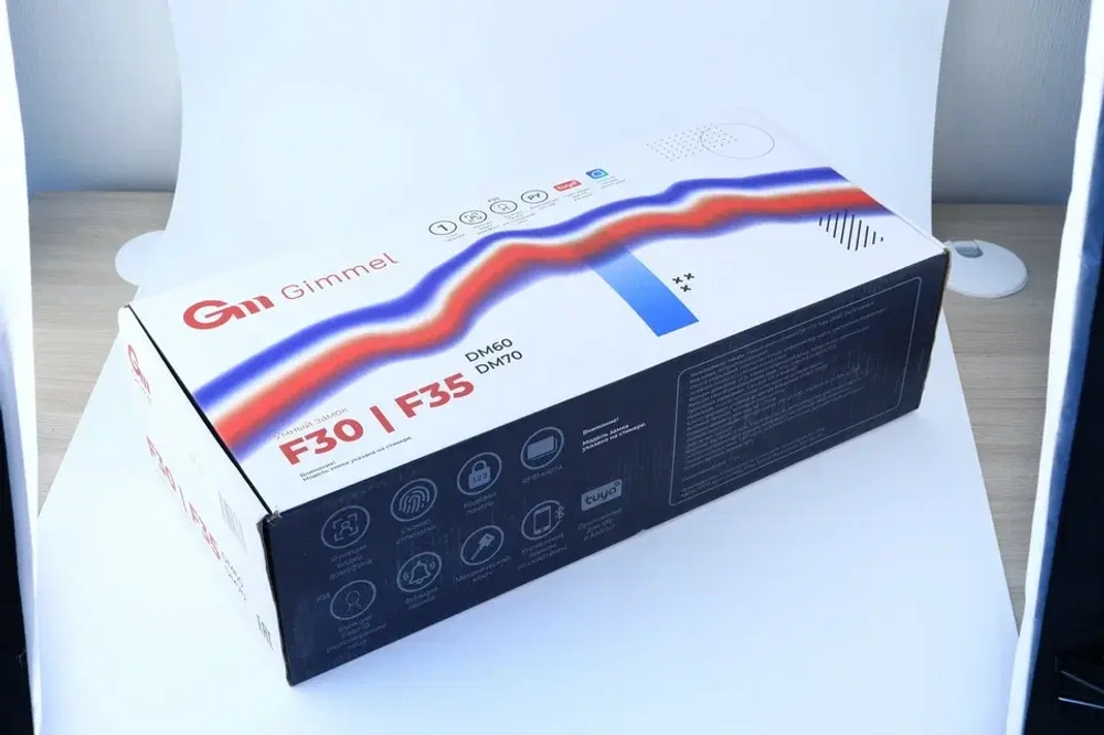 Gimmel F30 Tuya - умный полуавтоматический замок с домофоном