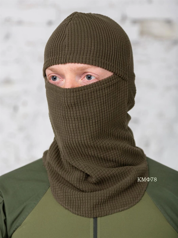 БАЛАКЛАВА Флис ХАКИ РИП СТОП пл.200 р.универсальный 58-62