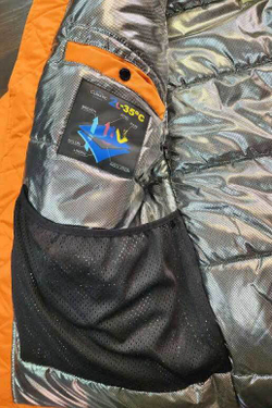 Куртка Аляска Nord Denali Space NASA (оранжевая - orange) — внутренний карман