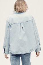 Джинсовая рубашка-куртка — приталенный крой - H&M
