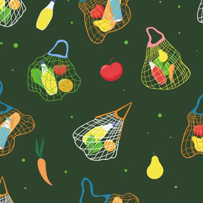 Эко сумки, авоськи с продуктами