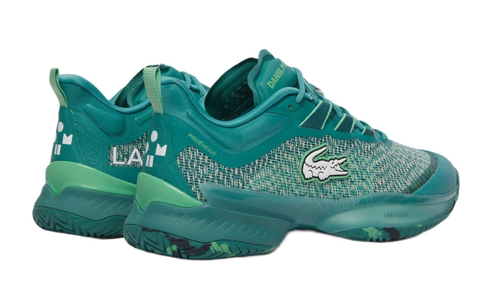 Мужские кроссовки теннисные Lacoste Sport Medvedev AG-LT23 Ultra - зеленый