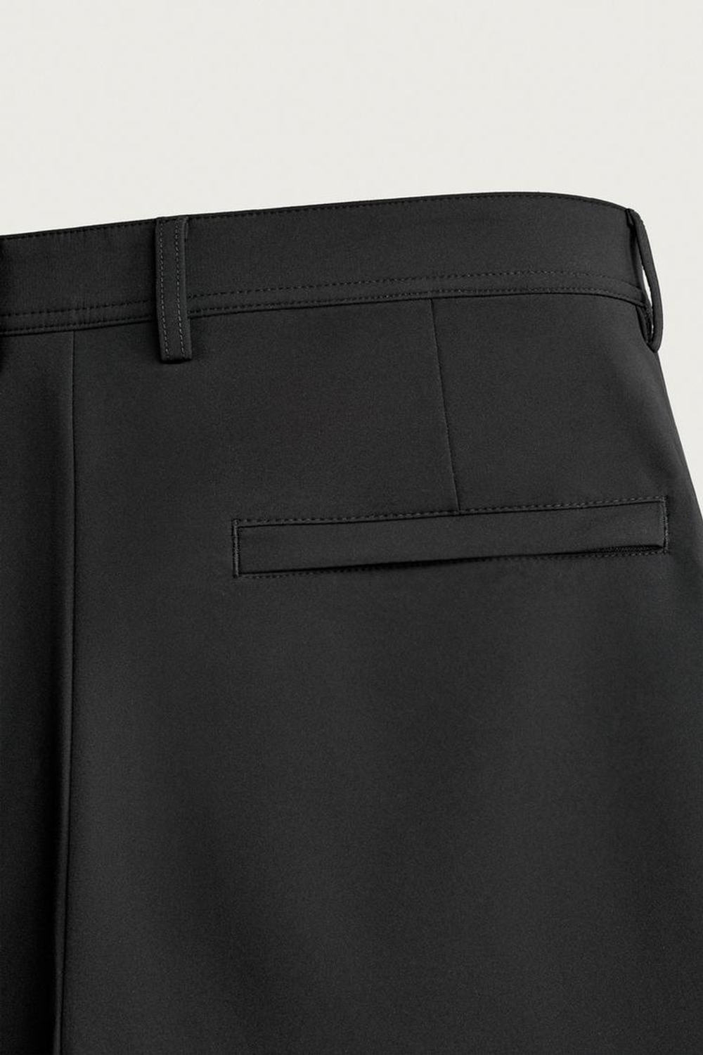 ZARA КОМФОРТНЫЕ БРЮКИ ИЗ ВЫСОКОТЕХНОЛОГИЧНОЙ ТКАНИ, ЧЕРНЫЙ