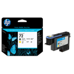 Печатающая головка HP 72 (C9384A) черная матовая и желтая (6K)