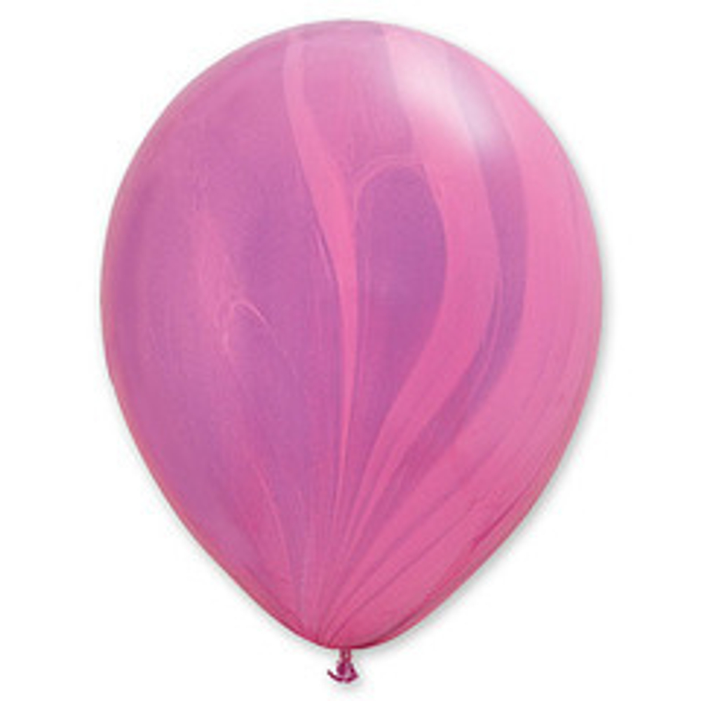 Q 11" Супер Агат Pink Violet розово фиолетовый 30 см.