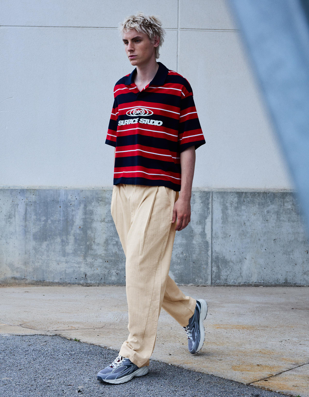 Мужские брюки super baggy fit с льном - BERSHKA
