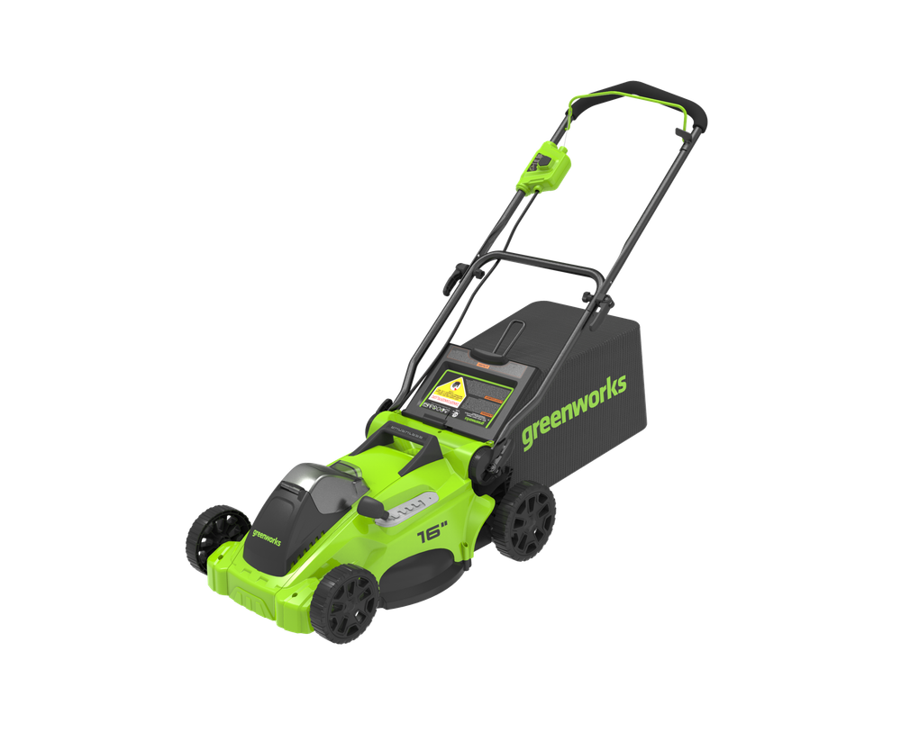 Газонокосилка аккумуляторная Greenworks 40V, бесщеточная, 41 см, c 1хАКБ 4Ач и ЗУ