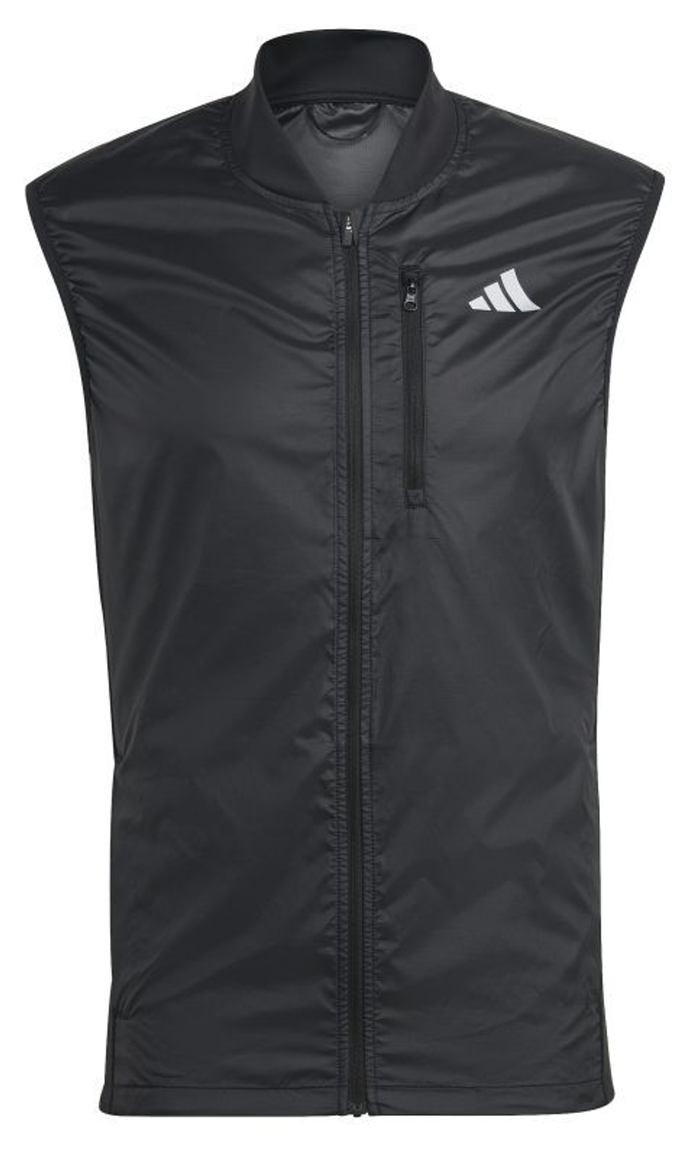 Мужская теннисная жилетка Adidas Running Jacket - черный