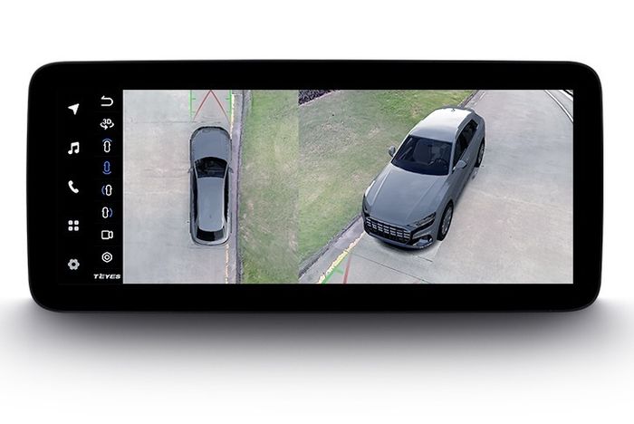 Магнитола для Mazda 3 BP 2019-2023 (ШГУ с монитором) - Teyes LUX ONE 360 монитор 12.3", Android 10, Быстрая, CarPlay, 4G SIM-слот, 4 камеры в комплекте