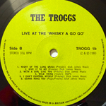 The Troggs ‎– Live At The Whisky A Go Go (Англия 1980г.)