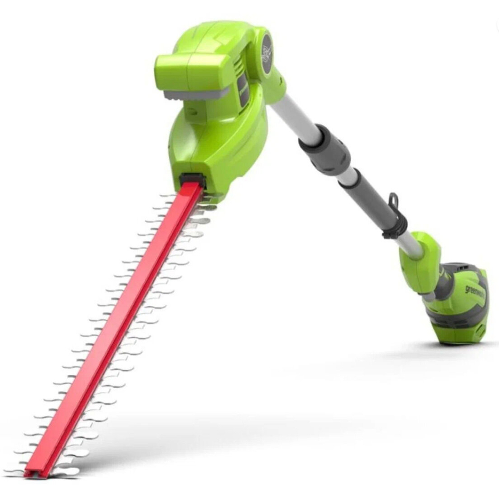Кусторез штанговый аккумуляторный GREENWORKS G24PH51 24V, 51 см, с 1 АКБ 2Ач и ЗУ (2300707UA)
