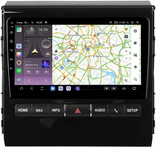 Магнитола для Toyota Land Cruiser 200 2015-2021 (с JBL и 360) - Kuberg QLed, Android 13, Быстрейшая, CarPlay, SIM-слот
