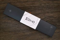 Нож кухонный MOYO Аппарель шеф 195мм, сталь AR-RPM9, рукоять G10-extra слоновая кость