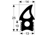 Уплотнение двери UNOX GN1110A0 (GN1000, KGN0003A, KGN0010A) для XFT