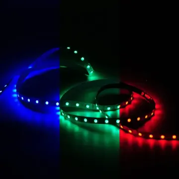 Лента  в комплекте LED 5050/60 12V 10W/m 700lm/m RGB 10mm IP20 3m 1/100 BT054 Basic Gauss